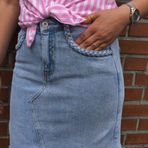 jupe en jeans courte