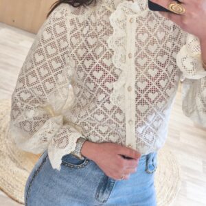 CHEMISIER SEMI-TRANSPARENT