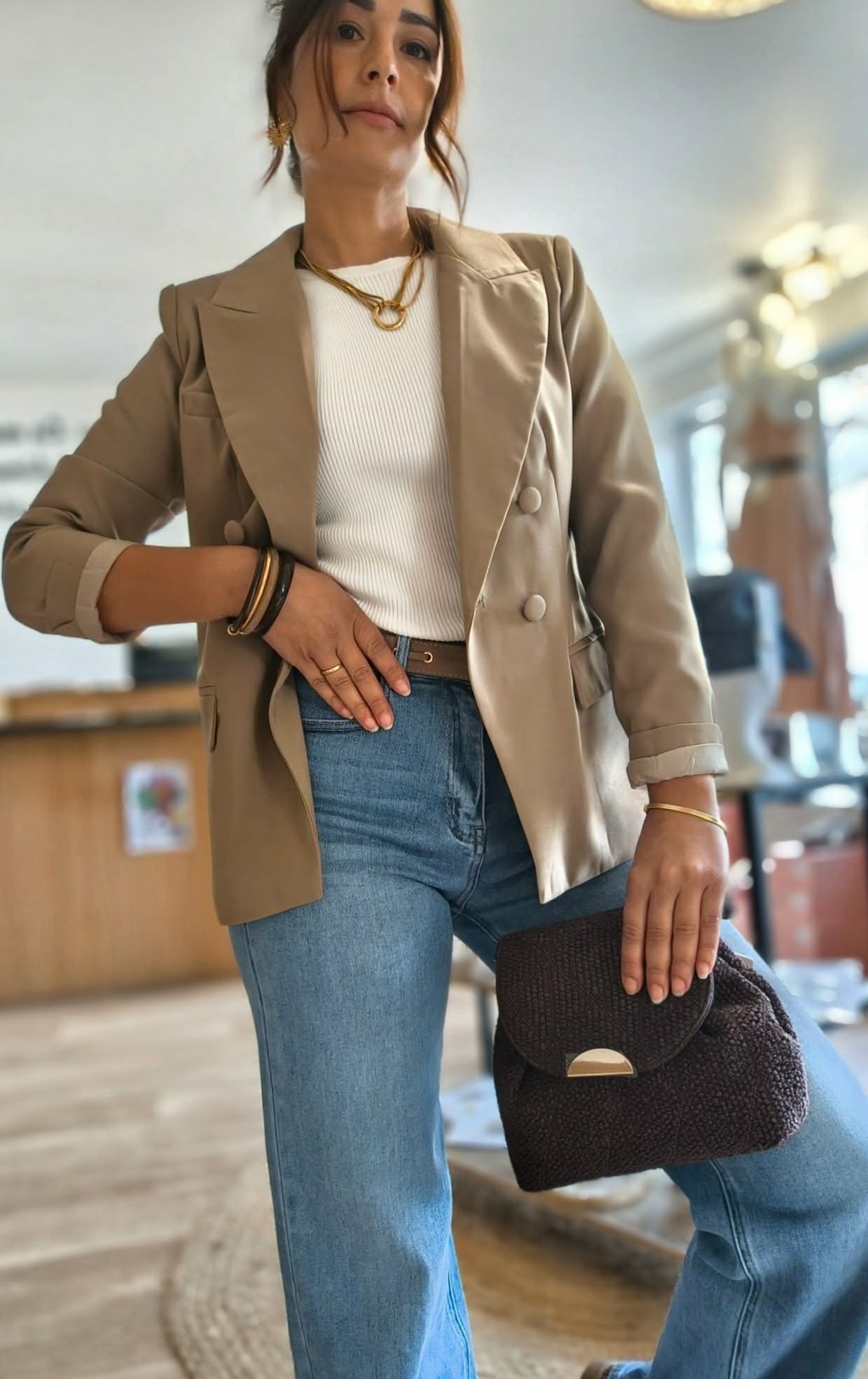 Blazer beige – Image 2