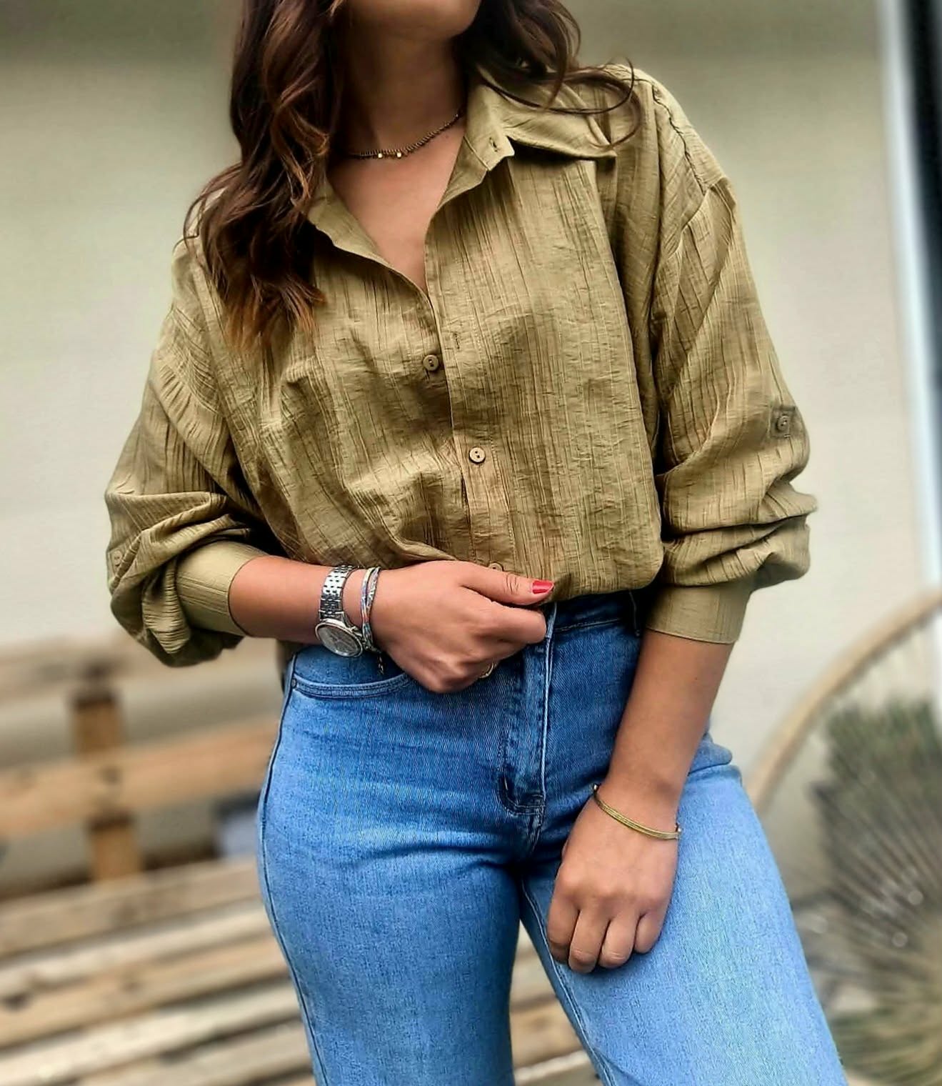 chemise olive – Image 3